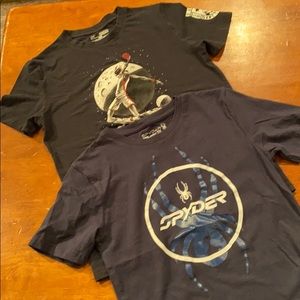 Under Armour and Spyder Tshirts size YMD